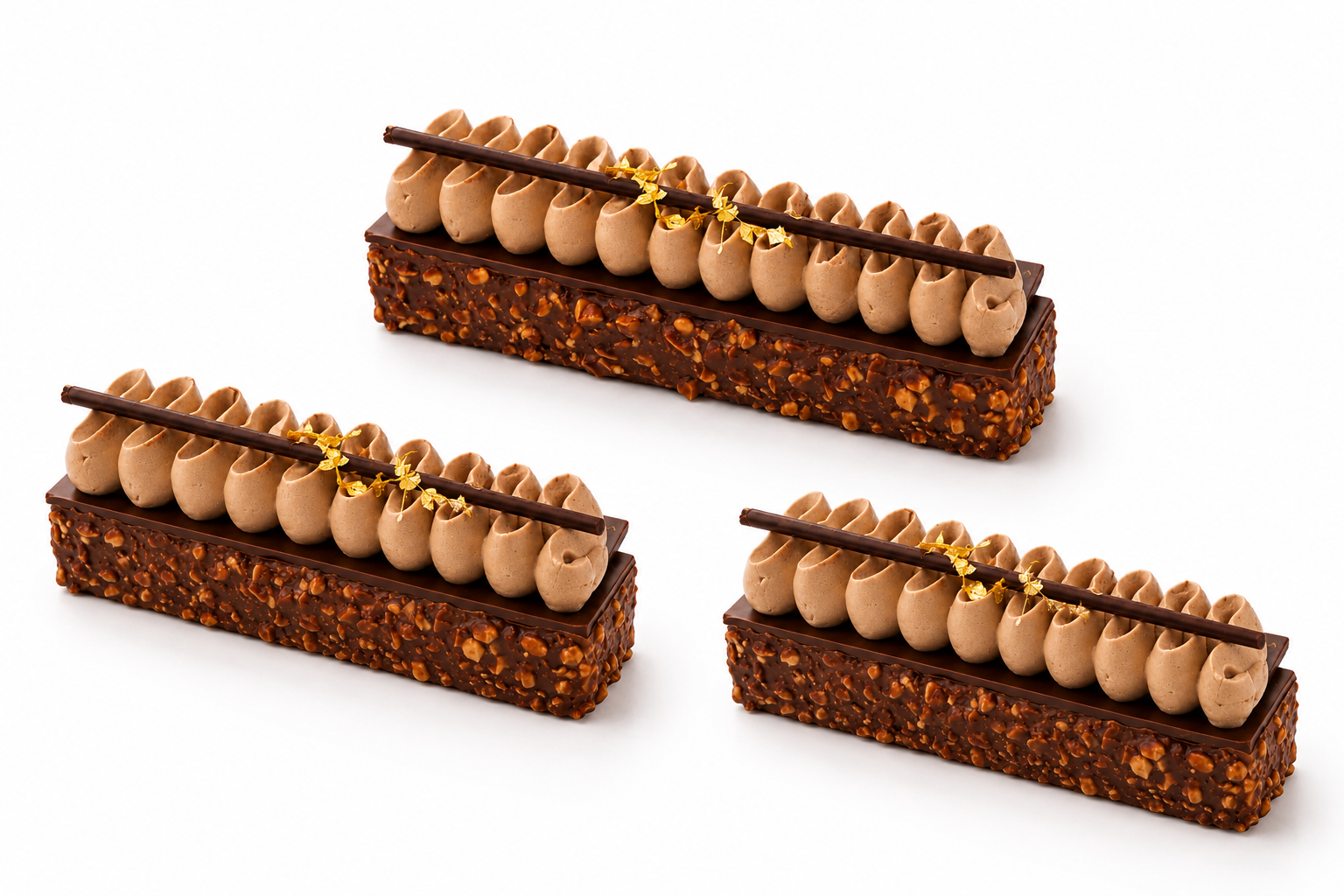 Milk & Dark Chocolate Finger Mousse