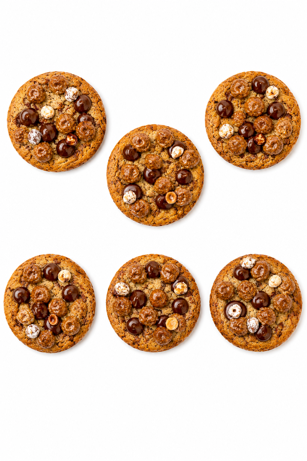 Double Dark Chocolate Chip Cookie with Caramel